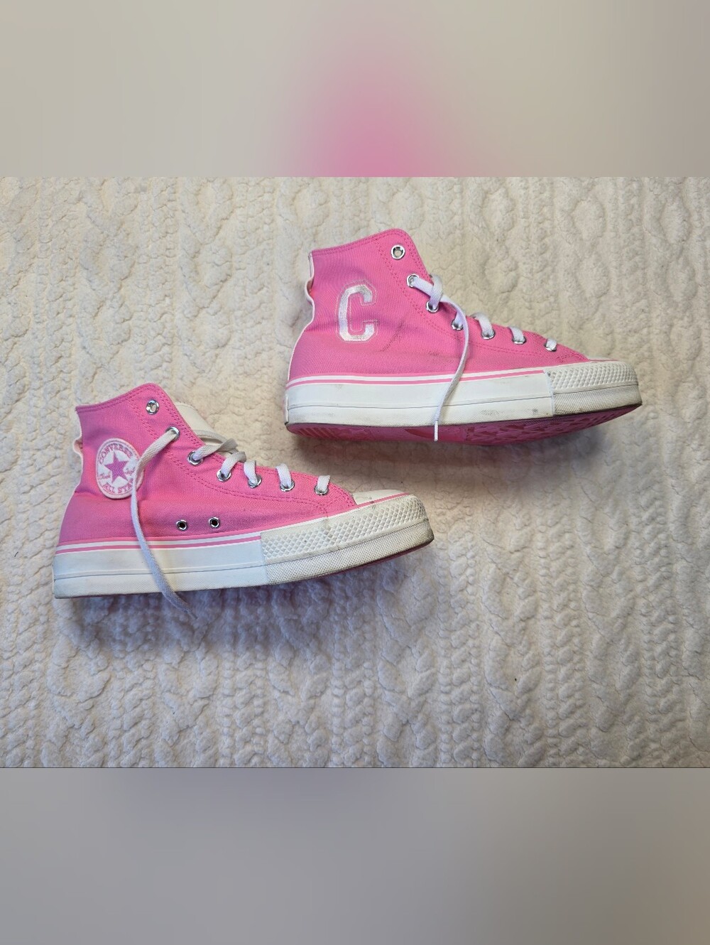 Converse Chuck Taylor All Star Platform Pink High Top Sneakers Women’s 10